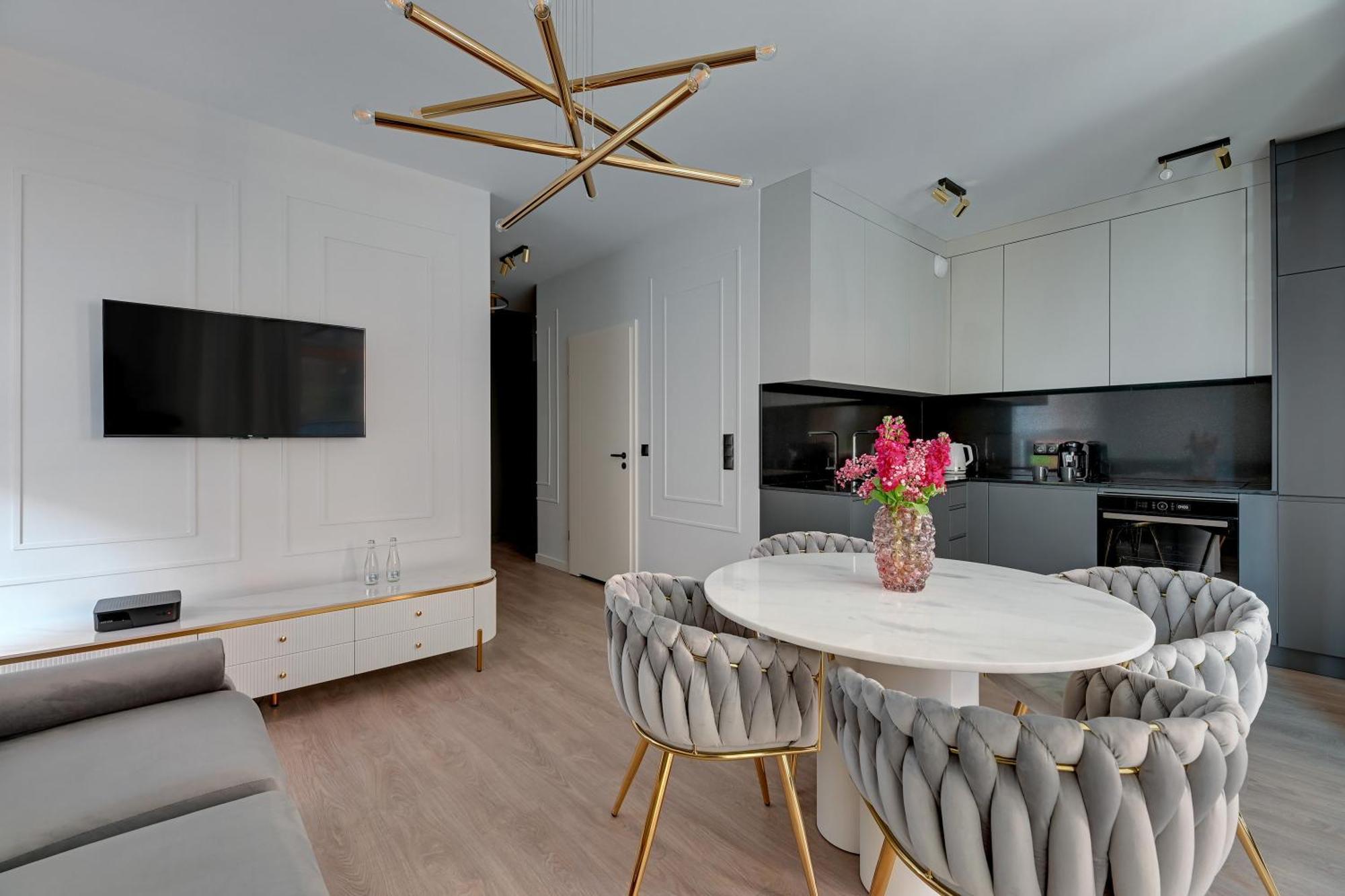 Scala 60H City Center Premium Apartments With Parking By Lion Apartments Gdańsk Kültér fotó